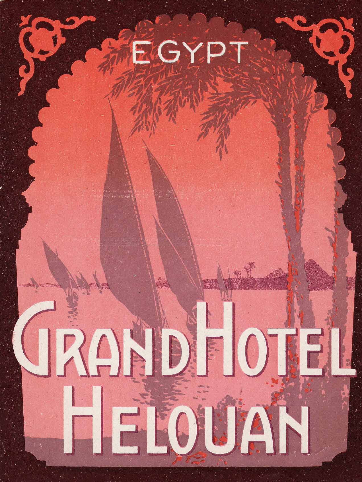 Hotel Luggage Labels Printed Sheet Grand Hotel Collection -  UK