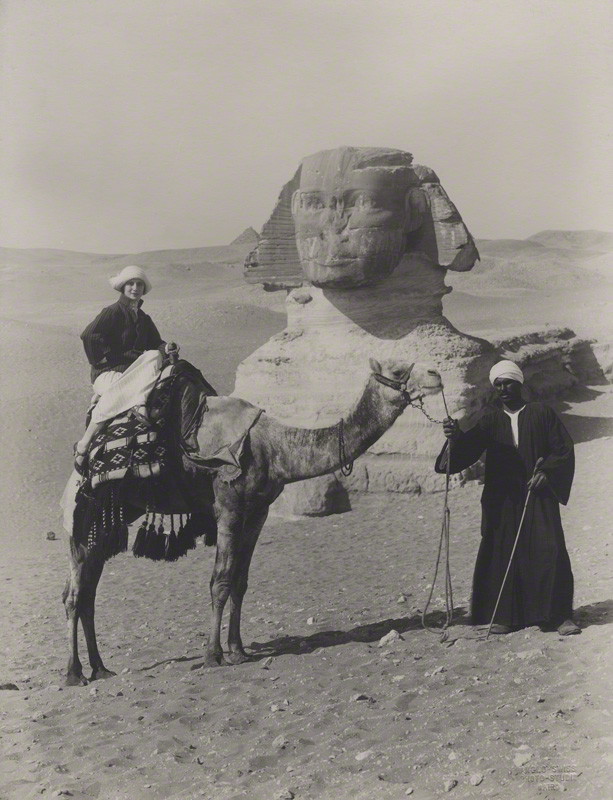 NPG x135875; Anna Pavlova in Egypt by Anglo-Swiss Photo-Studio, Cairo